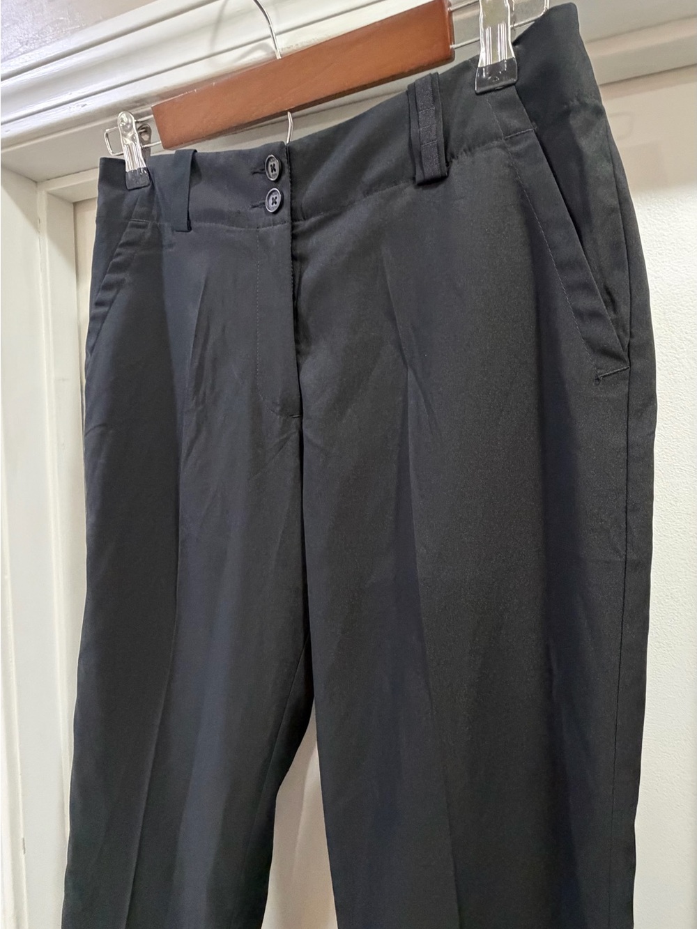 Nike Black Golf Dri-FIT Cropped Capri Pants Size 2 - Picture 4 of 11